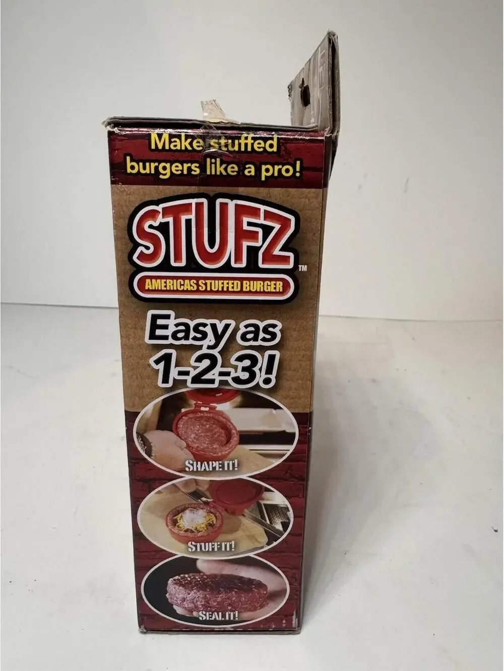 Stufz Stuffed Burger Press Hamburger Patty Maker As Seen On TV